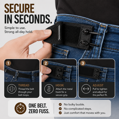 🔥50%OFF- Buy More Save More-The Belt You Barely Feel. No bulky buckle.