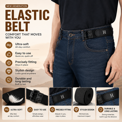 🔥50%OFF- Buy More Save More-The Belt You Barely Feel. No bulky buckle.